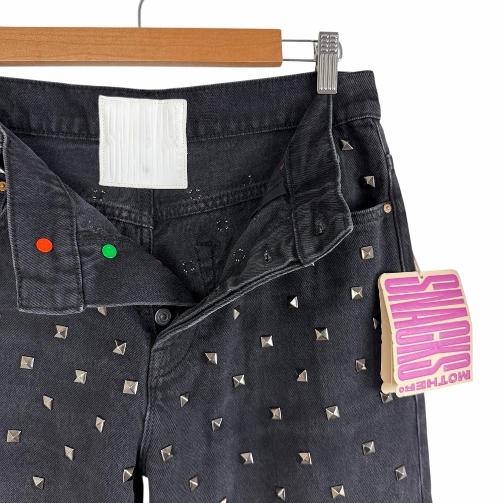 Mother SNACKS! The Smoothie Sneak Jeans Nails For Dinner Size 27 NWT - Picture 9 of 13